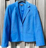 Kasper kobaltblauw zijde silk colbert/jasje/blazer, maat 38., Maat 38/40 (M), Kasper, Blauw, Ophalen of Verzenden