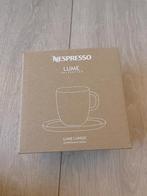 Nespresso Lume lungo set kop en schotel 2 stuks nieuw, Huis en Inrichting, Keuken | Servies, Nieuw, Kop(pen) en/of Schotel(s)