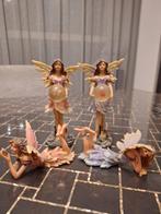 Set van 4 Fantasy Feeën Beeldjes, Verzamelen, Beelden en Beeldjes, Ophalen of Verzenden, Zo goed als nieuw, Fantasy