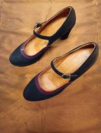 Nieuwe Chie Mihara pumps, 39, zwart met donkerrood accent, ., Zwart, Nieuw, Chie Mihara