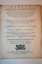 Staringh - Bybels Zakelyk Woordenboek, letter M+N (1772), Ophalen of Verzenden