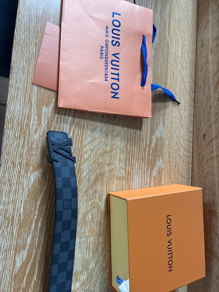 Riem louis vuitton. 95 cm, Kleding | Heren, Riemen en Ceinturen, Ophalen, Nieuw, Zwart, 95 tot 105 cm