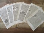 6x bladzijde Turkse sultans ca. 1580 oorlog tegen Hongaren, Verzenden, Landmacht, Duitsland, Boek of Tijdschrift
