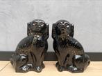 Twee antieke Staffordshire honden., Ophalen of Verzenden