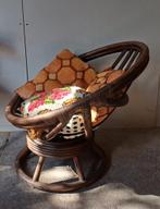 Pracht vintage jaren 70 manou draaistoel ei vorm, Ophalen, Zo goed als nieuw, 50 tot 75 cm