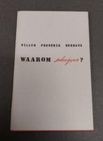 Willem Frederik Hermans BOEKJE Waarom Schrijven W.F. Hermans, Verzenden, Zo goed als nieuw, Willem Frederik Hermans, Nederland