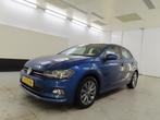 VOLKSWAGEN POLO 1.0 TSI HIGHLINE I AUTOMAAT I APPLE CARPLAY, Auto's, Volkswagen, Stof, Gebruikt, 95 pk, Blauw