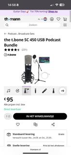 Thomson microfoon mooi om mee te streamen, Ophalen of Verzenden, Zo goed als nieuw, Studiomicrofoon