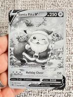 Santa Pikachu pokemon Metal Card, Ophalen of Verzenden, Nieuw, Losse kaart, Foil
