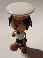 vintage 60er jaren houten poppetje sailor / hoogte 14 cm, Ophalen, Huis en Inrichting