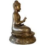 Grote antieke bronzen Boeddha uit Java LOT 169, Huis en Inrichting, Woonaccessoires | Boeddhabeelden, Ophalen of Verzenden, Gebruikt