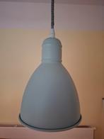 3 Blauw/grijze hanglampjes, Huis en Inrichting, Lampen | Hanglampen, Ophalen of Verzenden, Metaal, Minder dan 50 cm