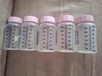 Moedermelk bewaarflesjes 5x 130ml, Ophalen of Verzenden, Zo goed als nieuw, Overige typen