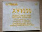 Yamaha XV1000 1981 Supplementary Service Manual, Verzenden, Yamaha