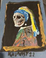 Peter Klashorst - meisje met parel, Ophalen of Verzenden