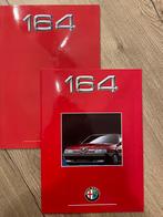 2x brochure Alfa Romeo 164, Ophalen of Verzenden