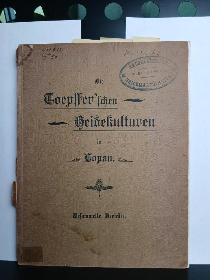 Torpffer'sche Heidekulturen in Copan Vooroorlogs duits 1902, Antiek en Kunst, Antiek | Boeken en Bijbels, Ophalen of Verzenden