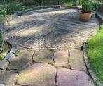 terras doorsnee ca 4 meter, Tuin en Terras, Tegels en Klinkers, Ophalen, Gebruikt, Klinkers, 10 m² of meer