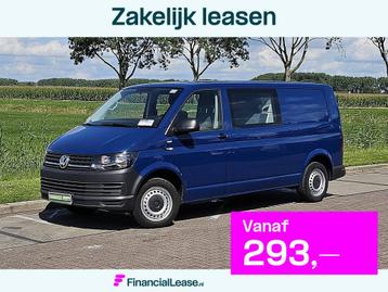 Volkswagen Transporter 2.0 TDI L2H1 DC NAP Airco Navi 102Pk  beschikbaar voor biedingen