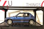 Norev 1:18 Peugeot 205 GTi 1.9 met dakraam 1992 Miami Blue, Nieuw, Ophalen of Verzenden, Auto, Norev