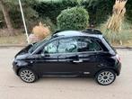 Fiat 500 1.2 AUT Panorama Dak Airco 16” inch N.A.P N.L Auto, Auto's, Stof, 4 cilinders, Zwart, Origineel Nederlands