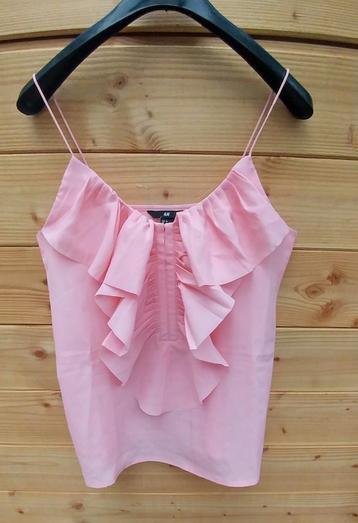 H&M top met volants mt. S  beschikbaar voor biedingen