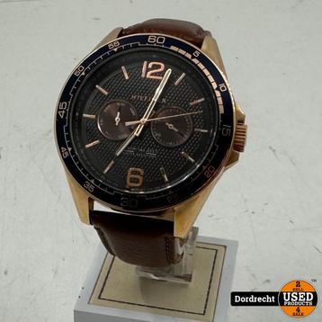 Tommy Hilfiger TH.328.1.96.2239 horloge | Met bruin leren ba beschikbaar voor biedingen