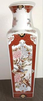 Japans aardewerk vaasje met decoratie, Ophalen of Verzenden