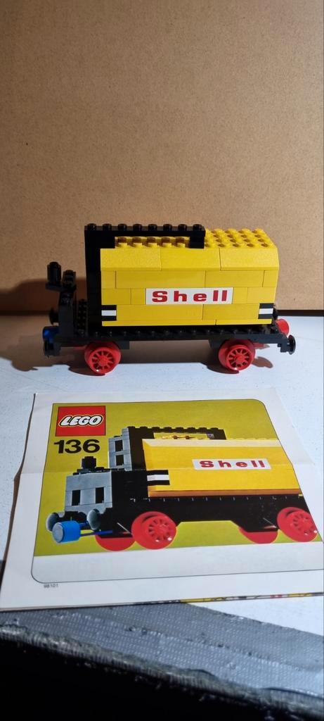 Lego 136 trein wagon shell, Kinderen en Baby's, Speelgoed | Duplo en Lego, Gebruikt, Lego, Complete set, Ophalen of Verzenden