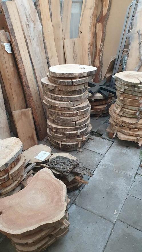 Boomschijf bruiloft etagere staptegel krabpaal tafel tuin, Tuin en Terras, Bloembakken en Plantenbakken, Zo goed als nieuw, Hout