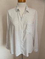 Witte stippen blouse - Maat L, Kleding | Dames, Maat 38/40 (M), Wit, Ophalen of Verzenden, Zo goed als nieuw