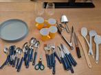 camping servies, bestek, wijnglazen, prullenbak, waterkoker, Ophalen of Verzenden, Zo goed als nieuw, Kunststof