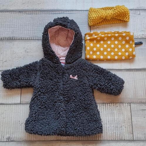 Schattig winterjasje van prénatal maat 56 met accessoires, Kinderen en Baby's, Babykleding | Overige, Ophalen of Verzenden