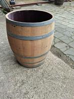 eiken wijnvat voor boompje of regenopvang, zie foto-omschrij, Tuin en Terras, Regentonnen, 150 liter of meer, Ophalen, Zo goed als nieuw