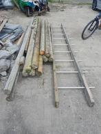 Mooie partij palen en monky bar, Tuin en Terras, Palen, Balken en Planken, Ophalen of Verzenden, Gebruikt, 250 cm of meer, Palen