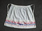 Keukenschort schortje schort keukenschortje vintage, Huis en Inrichting, Keuken | Textiel, Ophalen of Verzenden, Gebruikt, Wit