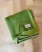 Vintage groen wollen Aabe deken retro scheerwol, Ophalen of Verzenden, Gebruikt