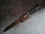 Repro frog voor Duitse K98 bajonet bruin, Ophalen of Verzenden, Duitsland, Mes of Dolk