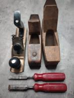 3 schaven en 2 beitels, Ophalen of Verzenden