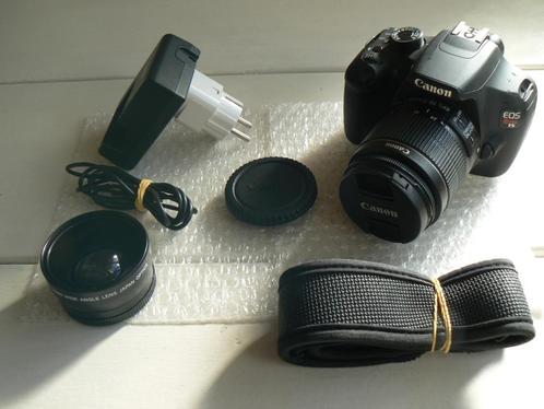 Canon 1200D en 18-200mm en 75-300mm en 70-300mm oa (Macro), Audio, Tv en Foto, Fotocamera's Digitaal, Zo goed als nieuw, Canon