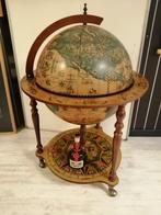 XXL OUDE ORIGINELE ITALIAANSE GLOBEBAR BAR GLOBE  95X60 CM!!, Antiek en Kunst, Ophalen