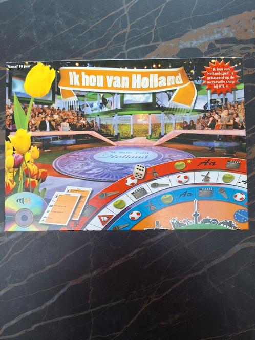 Ik Hou Van Holland Bordspel, Hobby en Vrije tijd, Gezelschapsspellen | Bordspellen, Zo goed als nieuw, Drie of vier spelers, Vijf spelers of meer