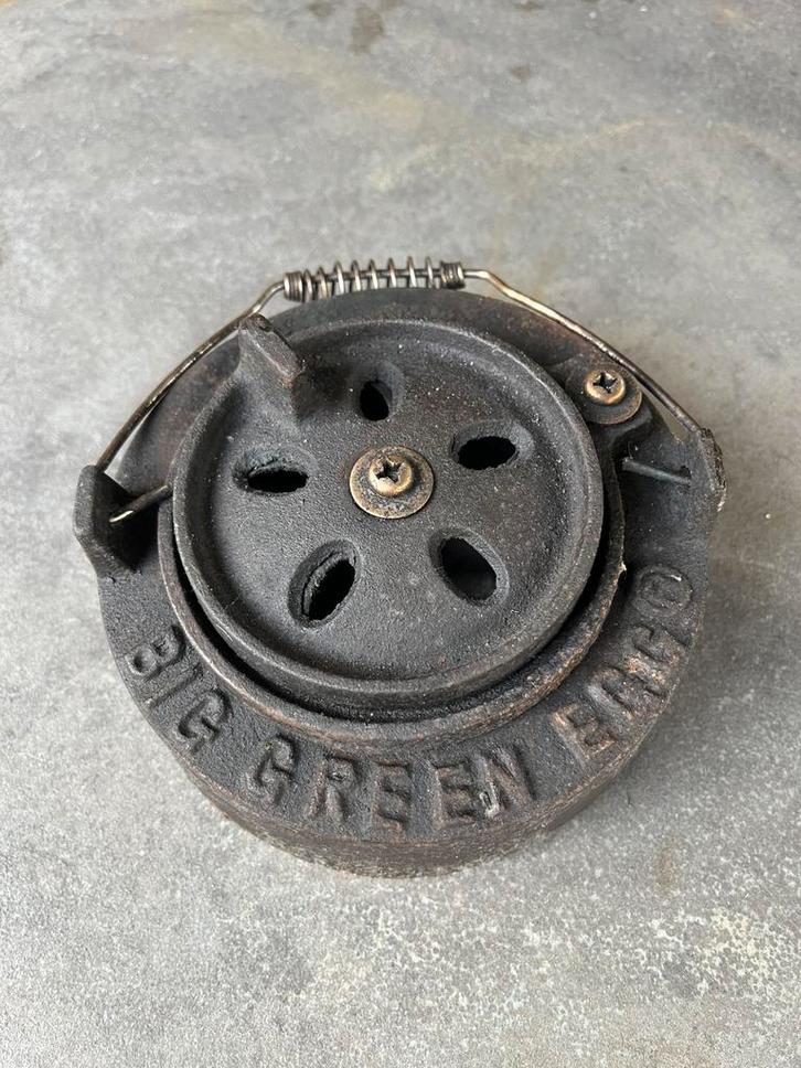 Big Green Egg margietschijf LARGE 2x, Tuin en Terras, Houtskoolbarbecues, Gebruikt, Ophalen