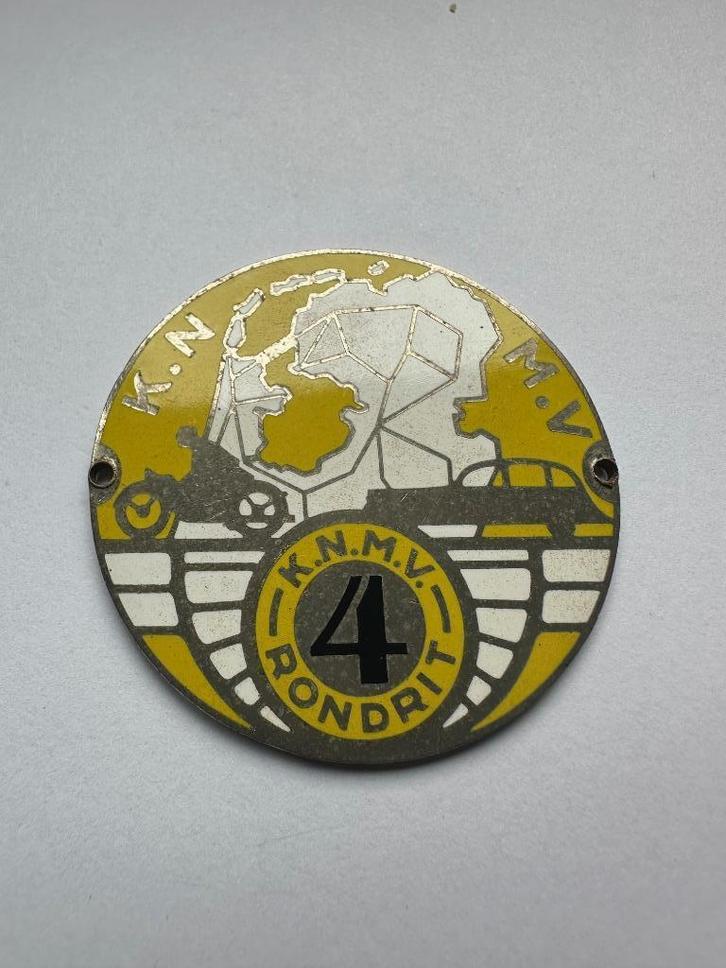 K.N.M.V. KNMV embleem / badge. Rondrit 4., Verzamelen, Merken en Reclamevoorwerpen, Gebruikt, Overige typen, Ophalen of Verzenden