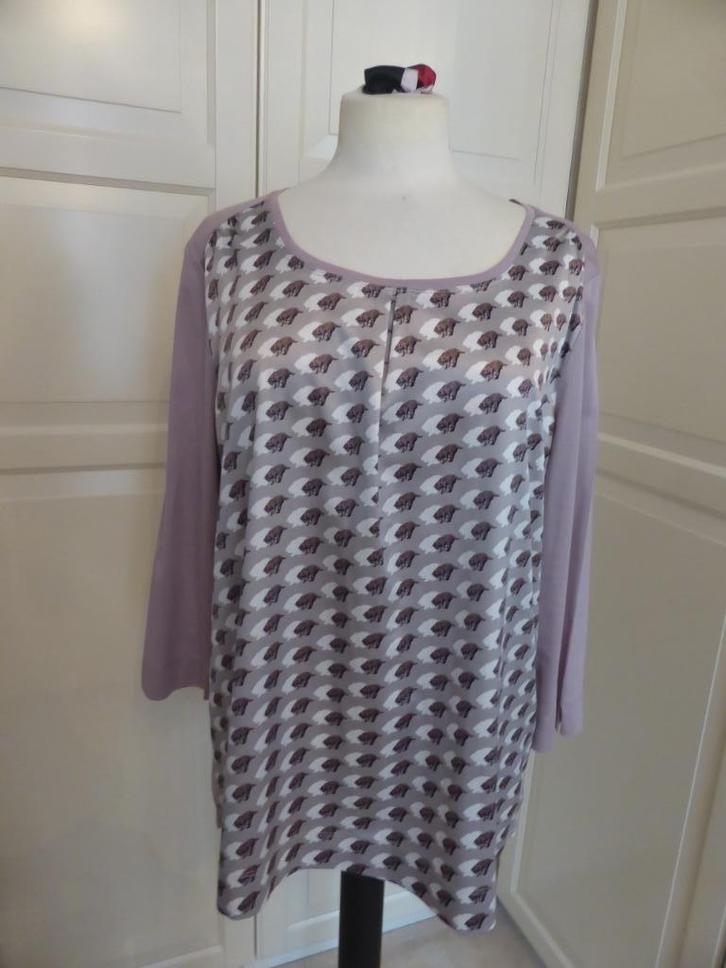 top Luise Serano lila grijs maat 44, Kleding | Dames, Tops, Zo goed als nieuw, Maat 42/44 (L), Overige kleuren, Zonder mouw, Ophalen of Verzenden