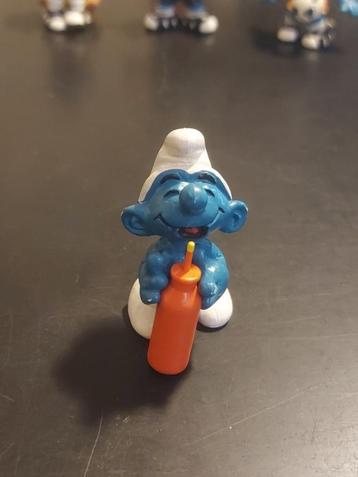 Dorstige smurf beschikbaar voor biedingen