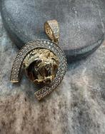 14k Gouden Paard Hanger, Ophalen of Verzenden, Zo goed als nieuw, Goud