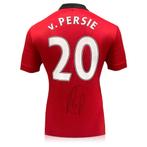 Van Persie gesigneerd origineel Man United 2013 voetbalshirt, Buitenlandse clubs, Shirt, Xxxx, Ophalen of Verzenden