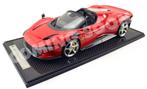 Ferrari Icona Daytona SP3 Rood 1:12 BBR1217C1 BBR, Ophalen of Verzenden, Nieuw, 1:9 t/m 1:12, Auto