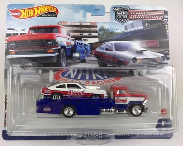 Hotwheels 1:64 Horizon Hauler met Vega Pro Stock 1974 no 34 beschikbaar voor biedingen